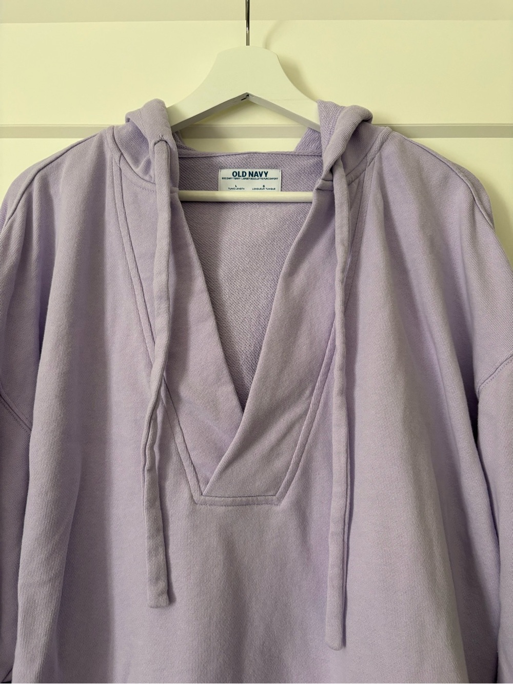 Old Navy Women's Lavender SoComfy Terry Hoodie - Picture 2 of 6
